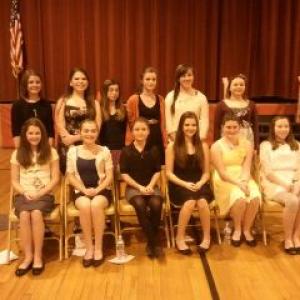 Wiscasset Middle School student participants: Front row, from left: Cara Viele, Alicia Long, Kennedy Sprague, Lindsey Gordon, Clara Mugnai, Cyra Fait. Back row, from left: Taylor Robertson, Corey Campbell, Samantha Myers, Grace Wehrle, Shannon James and Olivia Peaslee. Courtesy of WMS
