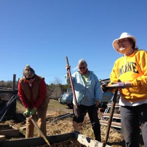 Mary Bausch,Liz Stanley, Beth Maxwell, Morris Farm