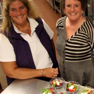 Amy Ronan, left, director of dining services at Lincoln County Healthcare Senior Living, and Registered Dietitian Dimsie Clark, MS, RD, will talk about nutrition at St. Andrews Village May 22. Courtesy of LincolnHealth