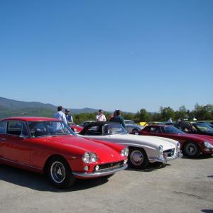 Stop by the Boothbay Railway Village on Thursday, May 22 between 10 and 11 a.m. to view about 40 vintage sports cars. The cars will only be at the Village for about an hour. Courtesy of the New England 1000 Rally