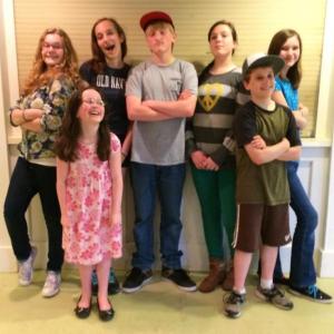 Front row, left to right: Hermione Blanchard-Fleming, Benji Pugh; back row: Phoebe Pugh, Helen Newell, Richard Kinney, Sarah Begin, Amelia Rosko. Courtesy photo