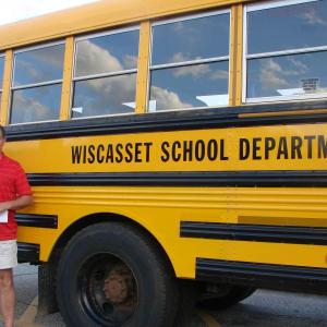 Wiscasset school bus, maintenance and transportation director John Merry