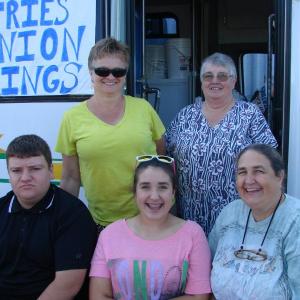 George Foss, August Moore, Louise Speece, Joyce Spicer, Nita Greenleaf