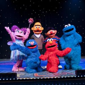 The cast of Sesame Street Live characters in "Let's Dance" coming to Portland in mid-October. Courtesy of Vee Corporation Sesame Street Live