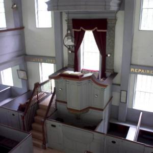 The Old Walpole Meetinghouse is the venue. September 7 is the date to travel back in time with the DaPonte String Quartet at the historic Walpole venue. This year marks the quartet's 18th candlelight performance there. Courtesy of Amy MacDonald