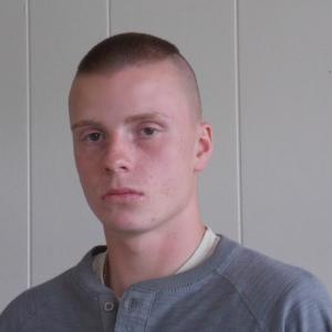 Wiscasset High School Senior Andrew Corson. In basic training, they were “taught not to smile.” KATRINA CLARK/Wiscasset Newspaper