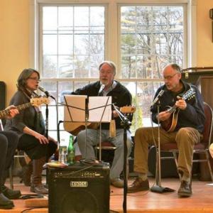 The Narrow Gauge String Band will entertain at a free concert on the Boothbay Harbor Memorial Library lawn on Sept. 7. Courtesy of Tim McFadden