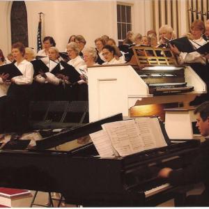 The Sheepscot Valley Chorus in a previous performance at the Congregational Church of Boothbay Harbor. Courtesy of Linda Blanchard The Sheepscot Valley Chorus