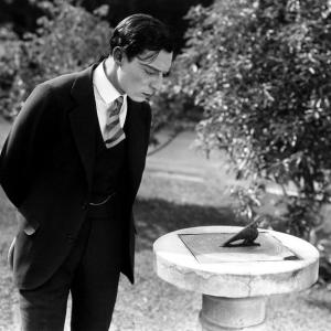 Buster Keaton, silent screen star, comedian, stuntman and filmmaker. Buster Keaton