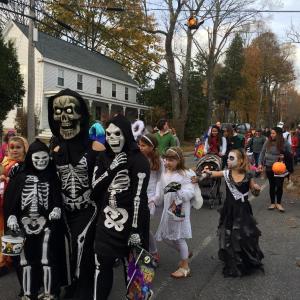 Halloween, parade, Wiscasset