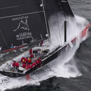 Comanche under sail. Courtesy of Hodgdon Yachts