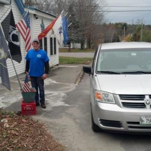Ship's Chow Hall owner and manager Lenny Santos stands in front of his business on Route 27 in Dresden. GREG FOSTER/Wiscasset Newspaper
