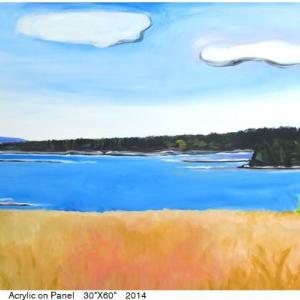 “Cow Island Meadow,” Jane Dahmen