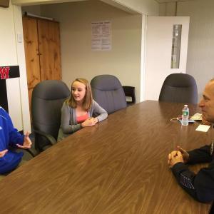 Joshua Kramley, Haley Davis, Wicasset Police Officer Perry Hatch