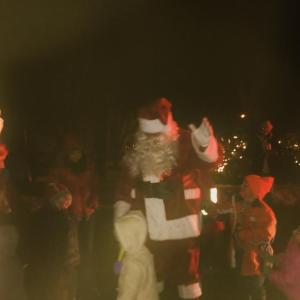 tree-lighting, Santa Claus