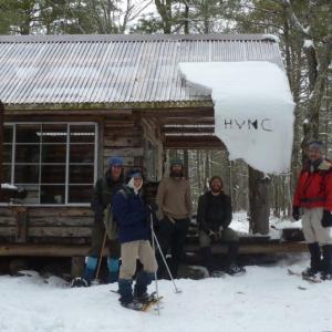 HIKERS pause to thank HVNC for a great opportunity. Courtesy of Andy McEvoy
