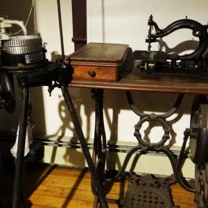 Some of the sewing machines in Sheila Knowles' collection. Courtesy of Sheila Knowles
