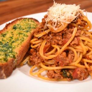 Spaghetti with meat sauce is on the menu at the Feb. 14 free supper at St. Giles. Courtesy of Tom Eichler