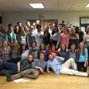 The combined Boothbay Region High School Seahawks and Lincoln Academy Eagles swim teams. KATRINA CLARK/Boothbay Register