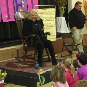 Nancie Atwell, back home with her beloved students at Center for Teaching and Learning in Edgecomb. KATRINA CLARK/Boothbay Register