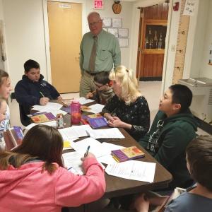 Bruce Scally, Sharon Stevens, Wiscasset Middle School