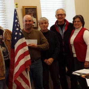 David Atwater, third from left, has resigned from the Damariscotta Board of Selectmen. Atwater cited differences with the board, but didn’t elaborate. File photo