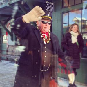 Volunteers like George Sefcik of Edgecomb make visits to the Boothbay Railway Village extra special for visitors. Now is the perfect time to join the volunteer team at the museum as it gears up to celebrate its 50th season. Courtesy of Margaret Hoffman