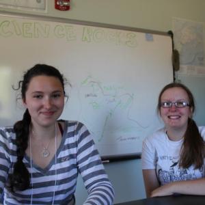 Photo of Molly Thibault and Emma Goltz