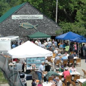 There will be lots of good food and fun at the eighth annual Damariscotta Mills Fish Ladder Restoration Festival. Courtesy of Russ Williams