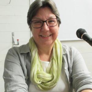 Dr. Elizabeth De Wolfe, professor of history and chairman of the Department of History and Philosophy at the University of New England, gave a lecture June 25 on her forthcoming book, “The Congressman, the Mistress and the Girl Spy: Scandal and Secrets in the Gilded Age.” The true story has a Wiscasset connection. PHIL DI VECE/Wiscasset Newspaper