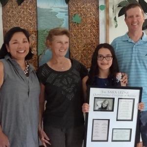 Pictured from left are Marissa Carmolli, Carol Leone (Sara Leone’s mother), Ava Carmolli and Rick Carmolli. Courtesy of Lisa Clarke