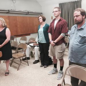 Wiscasset Middle High School Principal Cheri Towle, Superintendent of Schools Heather Wilmot, Wiscasset High School graduate Jesse Hinman and School Committee Chairman Steve Smith field selectmen’s questions on Aug. 4. File photo