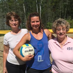 Mary Nickerson, Julie Jones, Sharon Snell, volleyball, Suki Lane, Wiscasset, Dean Snell Foundation, cancer