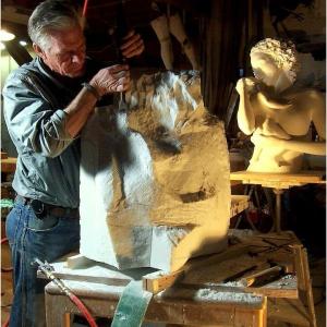 British sculptor Barry Baldwin