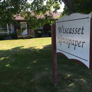 Former Wiscasset Newspaper office on Gardiner Road