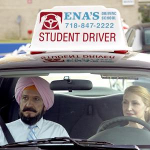 Ben Kingsley and Patricia Clarkson in a scene from “Learning to Drive,” playing this weekend at The Harbor Theatre in Boothbay Harbor and at the Lincoln Theater in Damariscotta. Courtesy of Jason Sheckley