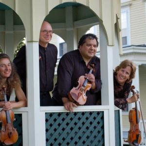 The DaPonte String Quartet will perform locally at St. Columba’s Episcopal Church in Boothbay Harbor on Nov. 7 and the Lincoln Theater in Damariscotta on Nov. 6. Courtesy of Amy MacDonald DaPonte String Quartet