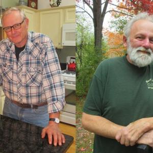 David King Sr., left, and Don Adams. PHIL DI VECE/Wiscasset Newspaper