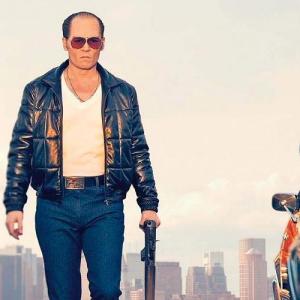 Johnny Depp stars as Boston mob boss James “Whitey” Bulger in “Black Mass,” playing this week at The Harbor Theatre. Courtesy of Jason Sheckley