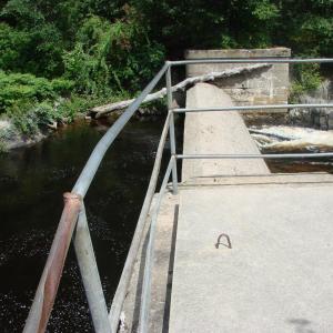 View from a platform of Alna’s Head Tide Dam. File photo