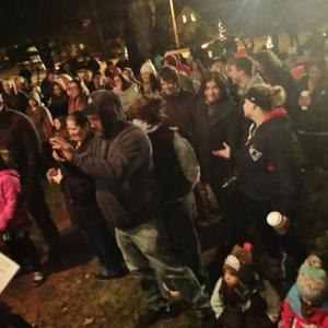 The mild, dry weather Dec. 5 may have helped this year’s attendance. SUSAN JOHNS/Wiscasset Newspaper