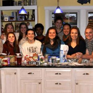 The 2015-2016 Lincoln Academy girls basketball team. Pictured from left are, front: Courteney Peabody, manager, Brie Wajer, Kaitlyn Feltis, Olivia York, Anna Hatch, Kortney Mckenna, Alyx York, Samantha Burke. Bailey Plourde, Chloe Hallowell, Julianna Lafrenaye; back: Cagney O’Brien, Dorothy Hodous, Karan Nair, manager, Avae Traina and Brianna Genthner. Courtesy photo