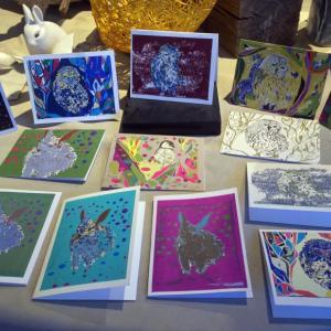 A sampling of Elise Isabel Andersen’s new line of note cards. SUZI THAYER/Boothbay Register