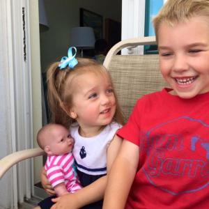 Ryan and Annie Martin are on Team Garron for the March for Babies, along with their mother Aubrey Martin. The siblings walk in memory of their brother Garron, who was born too soon at 23 weeks in 2009. Courtesy photo
