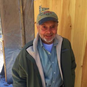 Longtime boat captain Herbert Smith stands outside his Newcastle workshop Jan. 14. SUSAN JOHNS/Wiscasset Newspaper