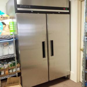 The new freezer at the Ecumenical Food Pantry in Newcastle. Courtesy of Mal Gormley