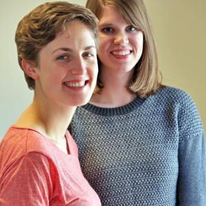 Maine Medical Center – Tufts University School of Medicine Maine Track Students Jennifer MacDowell, left, and Valerie Smith say one of the most important lessons they have learned at LincolnHealth over the past eight months is the importance of understanding the patient as a whole person. Courtesy photo