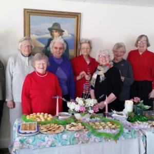 Members of the Twin Village Women’s Club at the spring tea. Courtesy photo