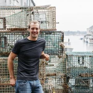 Barton Seaver on a wharf in Portland. Courtesy photo