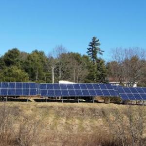 The community solar farm at Morris Farm. Courtesy of ReVision Energy